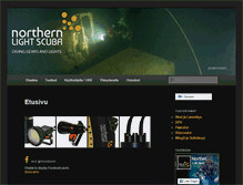 Tablet Screenshot of northernlightscuba.fi